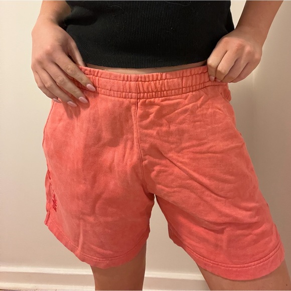 Coral Nike Sweatshorts - Picture 2 of 5